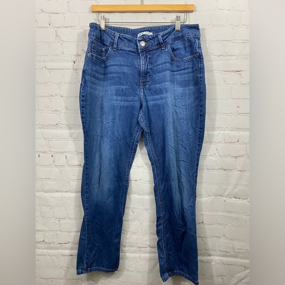 Riders by Lee Jeans Womens Size 14 Petite Mid-Rise Skinny Casual Denim
